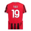 Maillot de Supporter AC Milan Theo 19 Domicile 2024-25 Pour Enfant